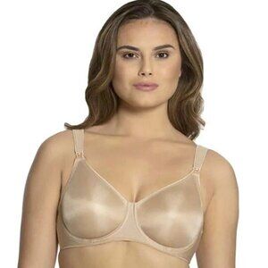Dominique Womens Nanette Nursing Bra Beige Tan Nude Size 38D NEW Style 7600